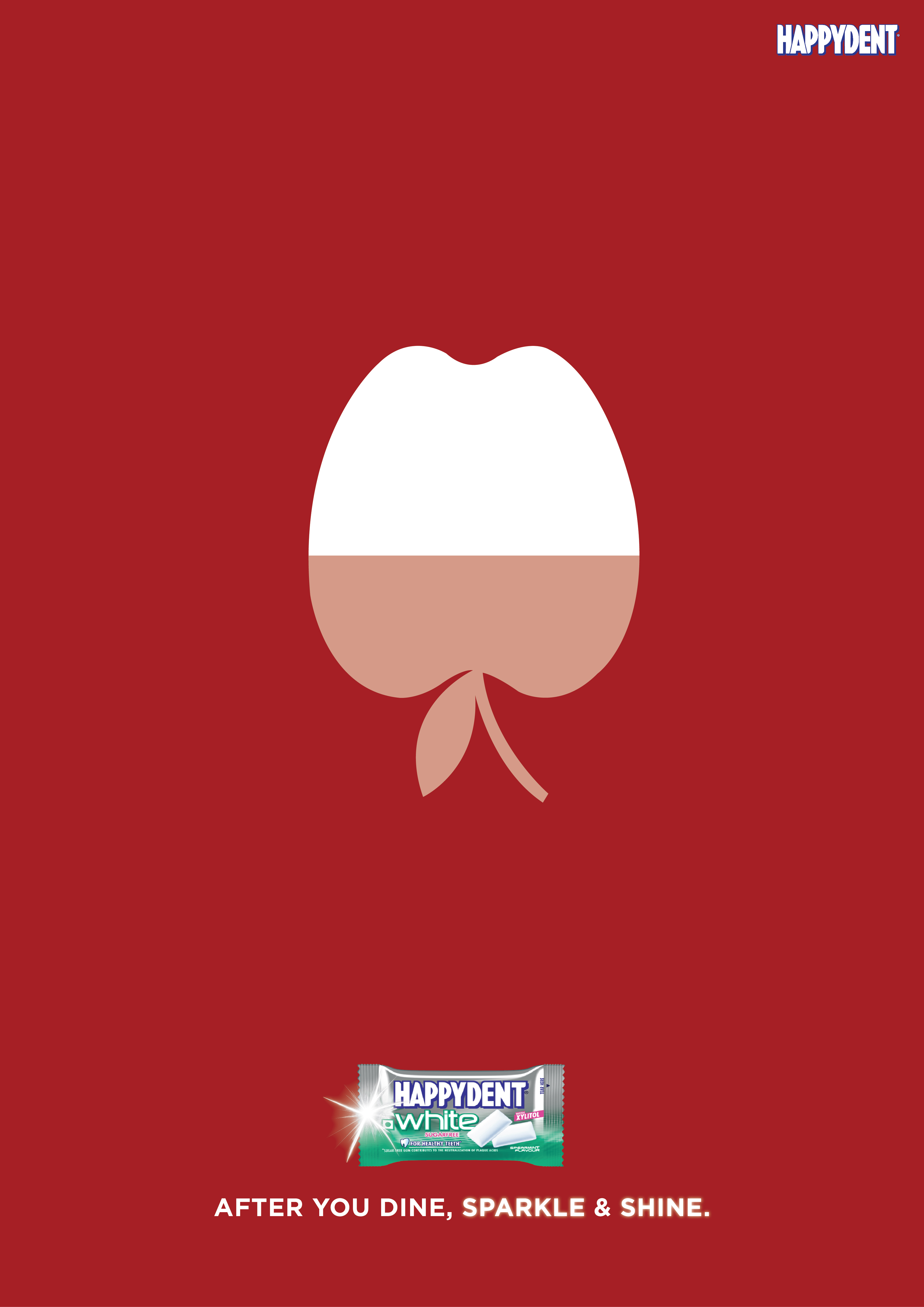 Keeps apart - Perfetti Van Melle - Happydent White