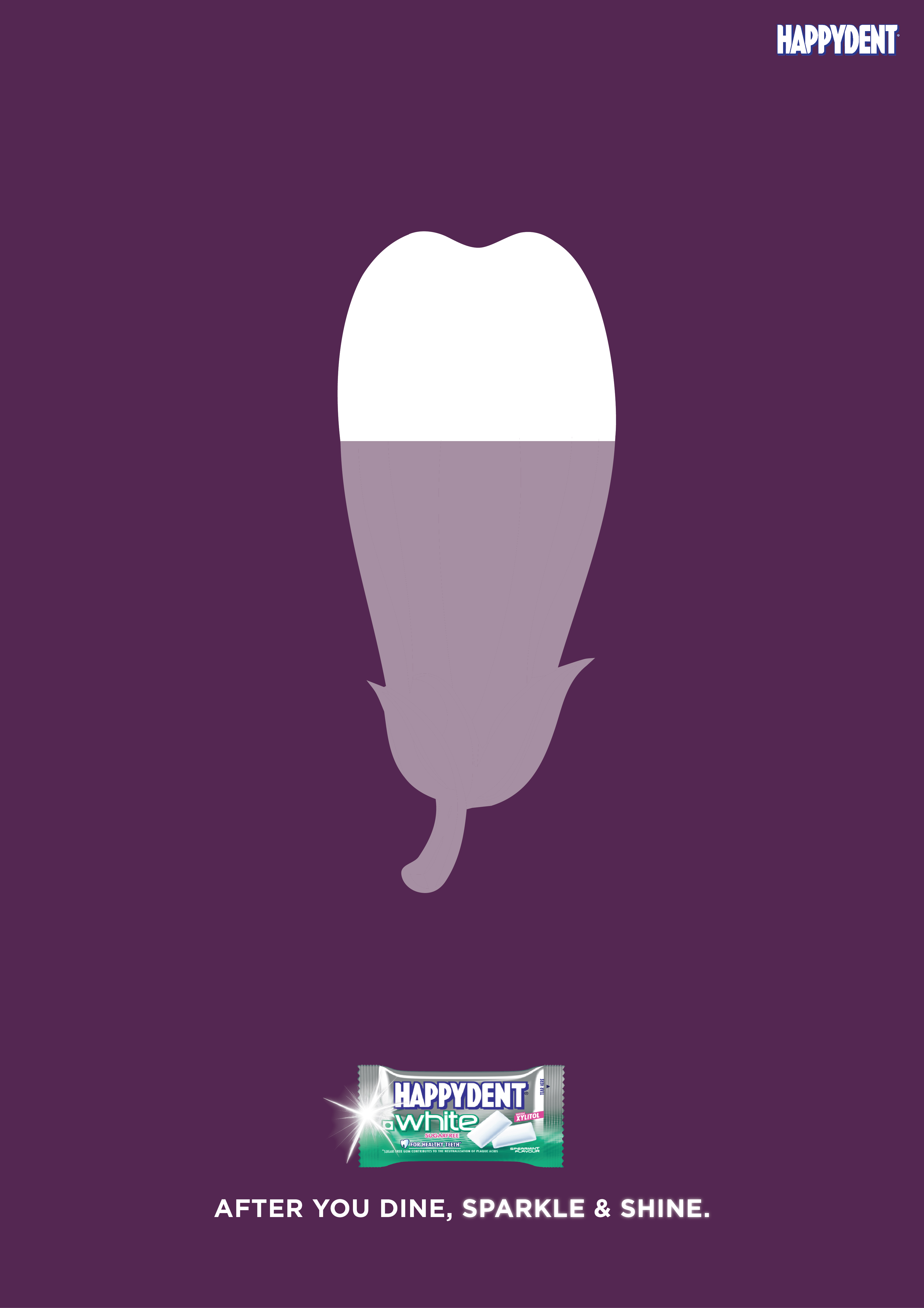 Keeps apart - Perfetti Van Melle - Happydent White