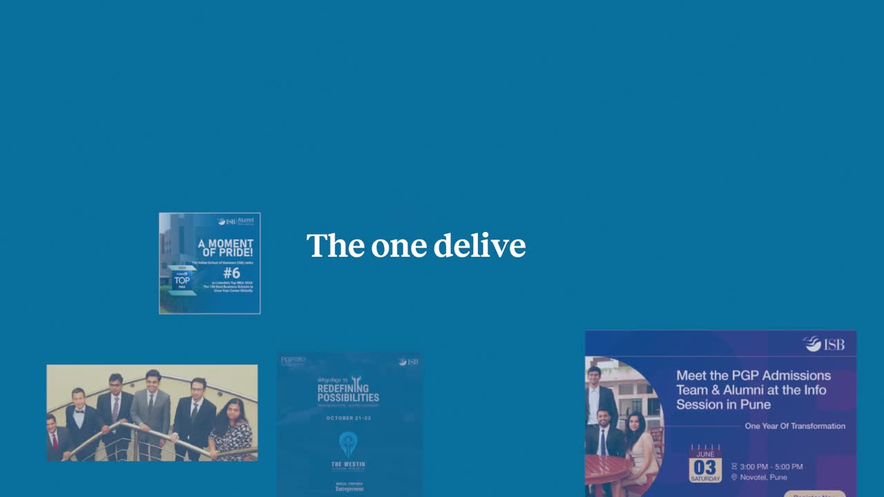 From Promise to Powerhouse - Indian School of Business - Indian School of Business