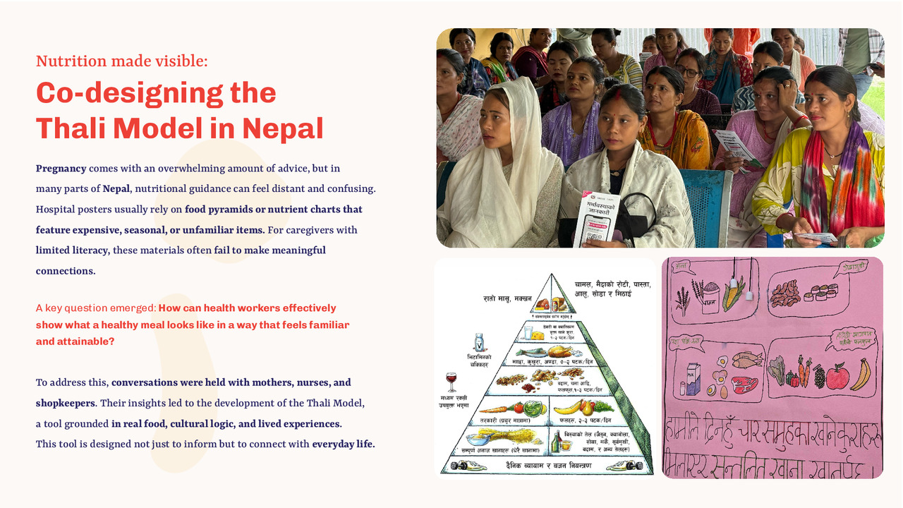 Nutrition made visible: Co-designing the Thali Model in Nepal - National Health Education, Information and Communication Centre (NHEICC) - Noora Health India Pvt Ltd