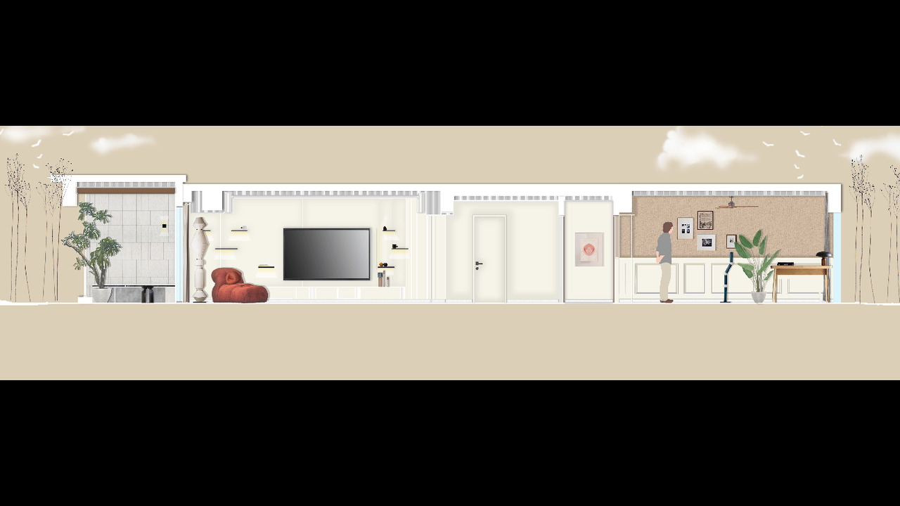 Kanso House - Jainam Delivala and Hiral Delivala - Purple Backyard