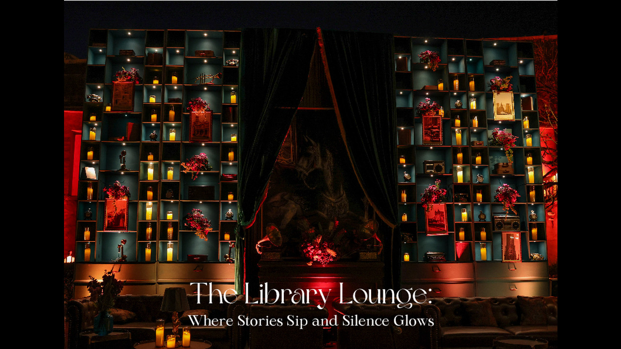 THE LIBRARY LOUNGE - SAMANTHA & RAHIL - THE DESIGN ATELIER