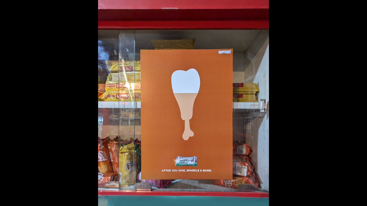 Keeps apart - Perfetti Van Melle - Happydent White