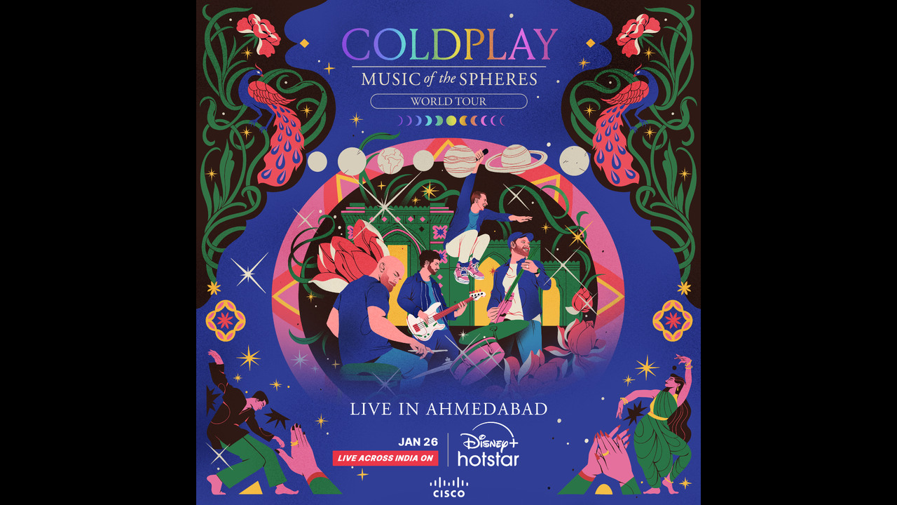 Music of the Spheres World Tour (India Live stream Visual Identity) - Parlophone Records Limited - COLDPLAY