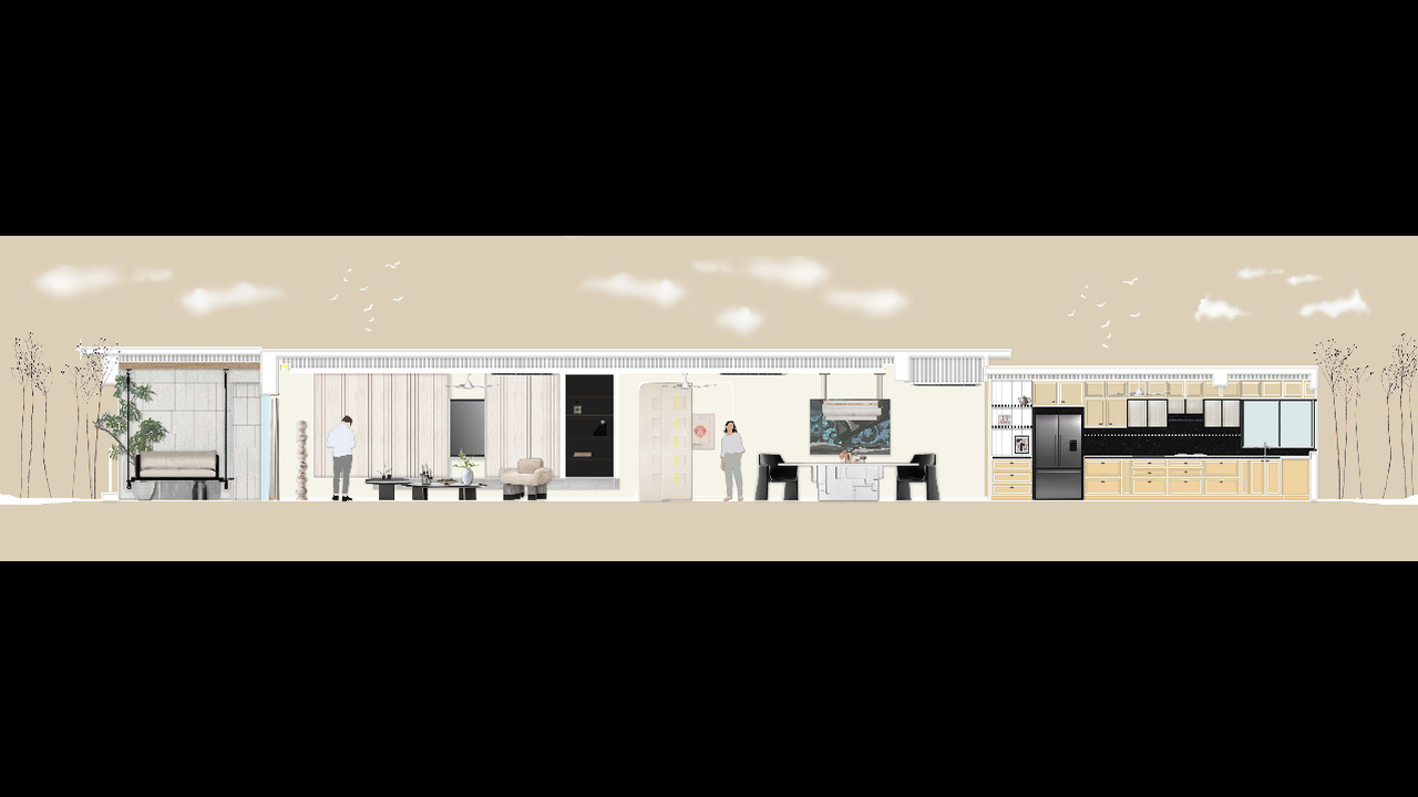 Kanso House - Jainam Delivala and Hiral Delivala - Purple Backyard