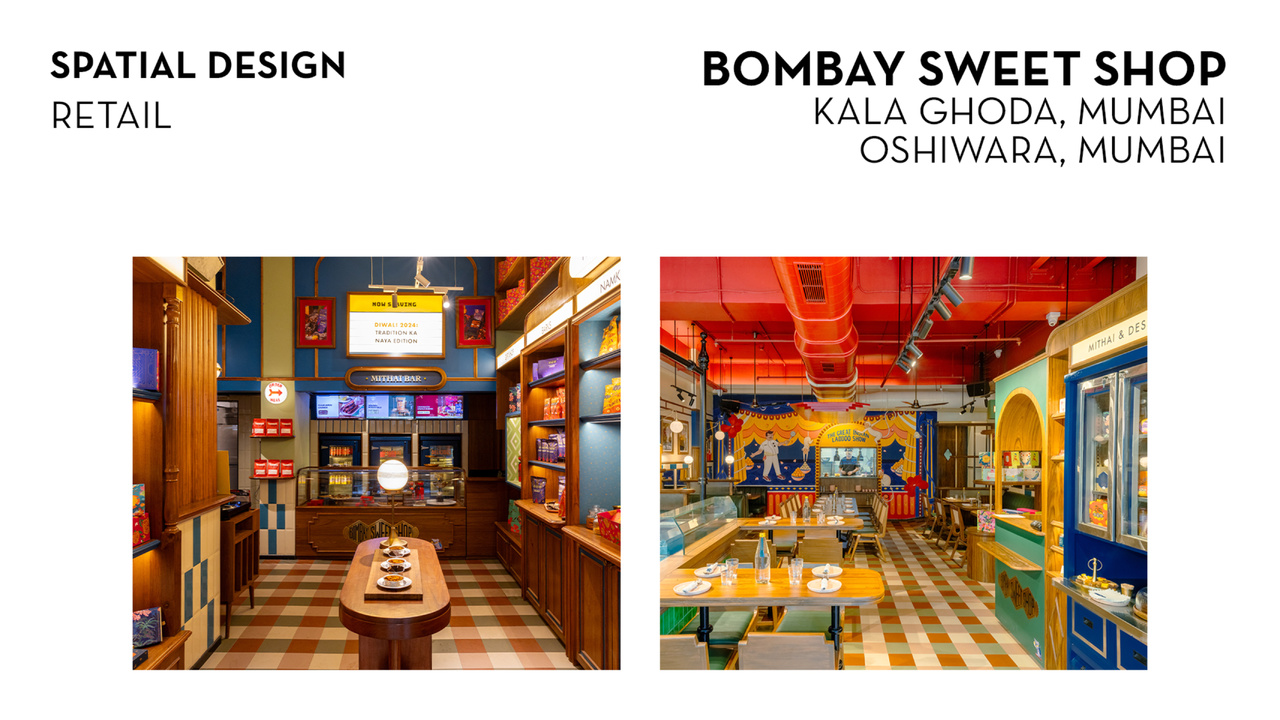 Retail store | Cafe Design - Hunger Inc - Bombay Sweet Shop