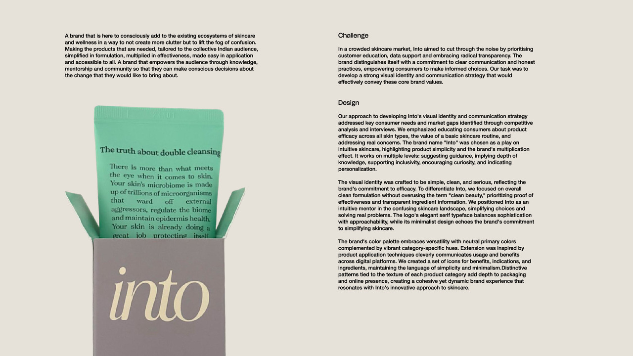 Into - Uncomplicating Skincare - Oriah Beauty - Into