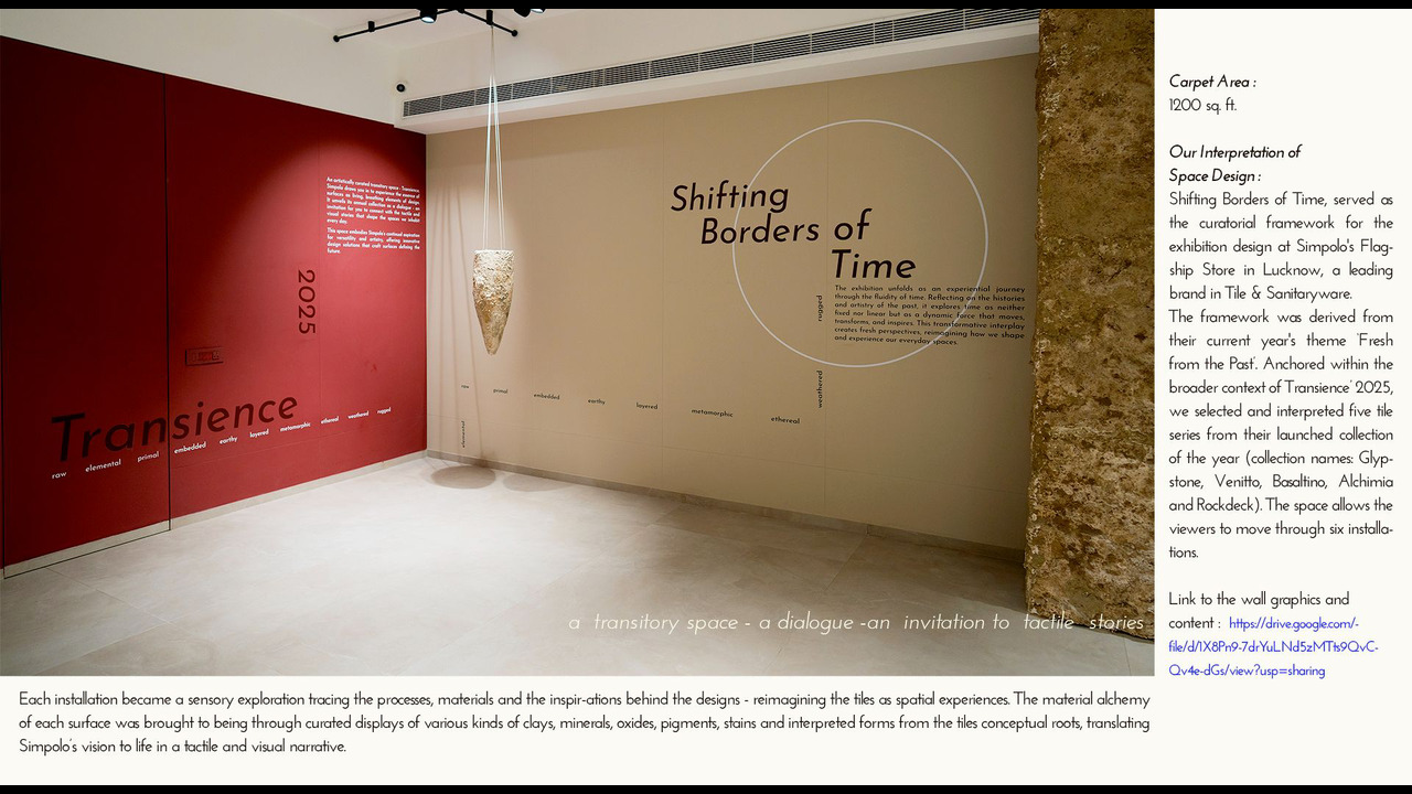 Shifting Borders of Time - Simpolo Vitrified Private Limited - Simpolo Vitrified Private Limited