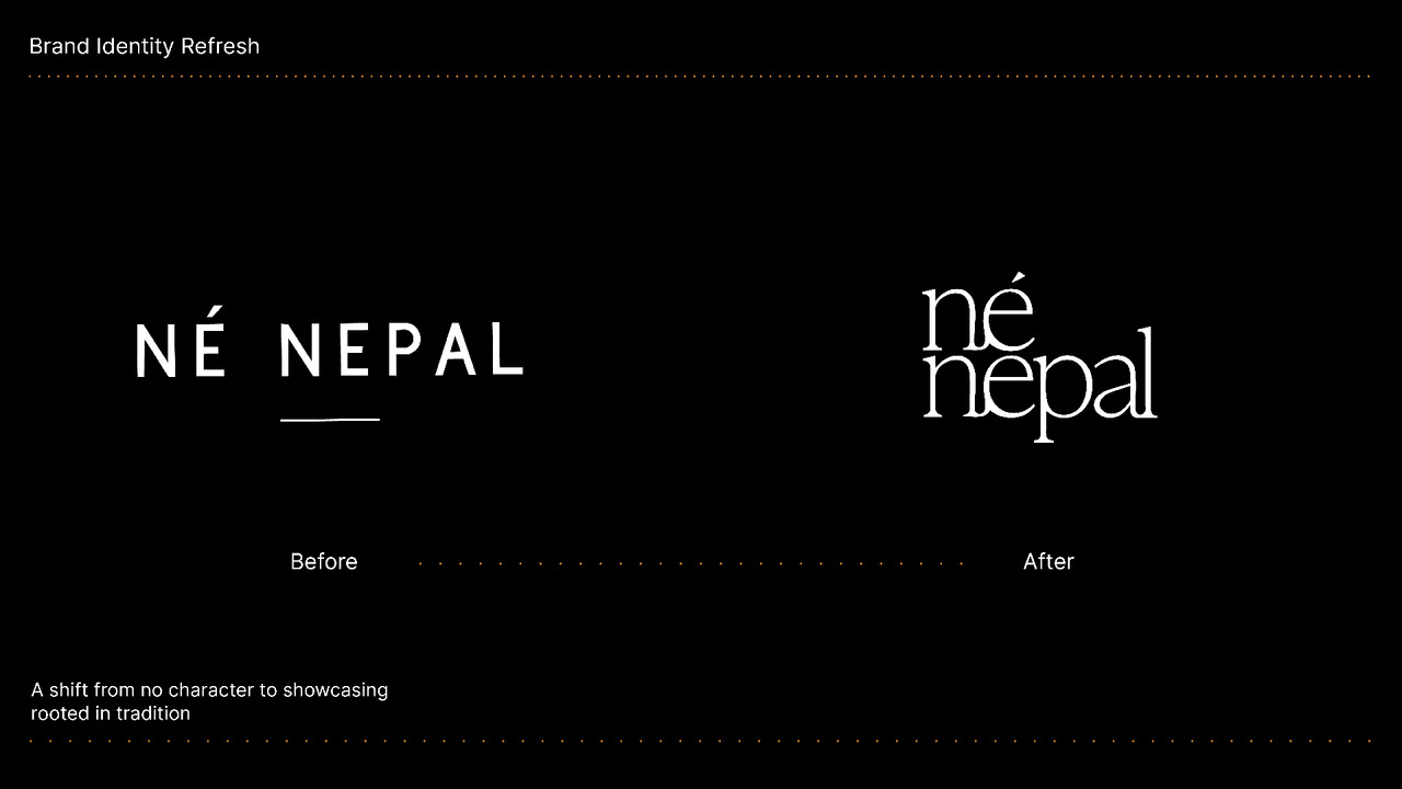 Refreshed Brand Identity and Design for Né Nepal - Ishu Dhakras & Tulja Kedia - Né Nepal
