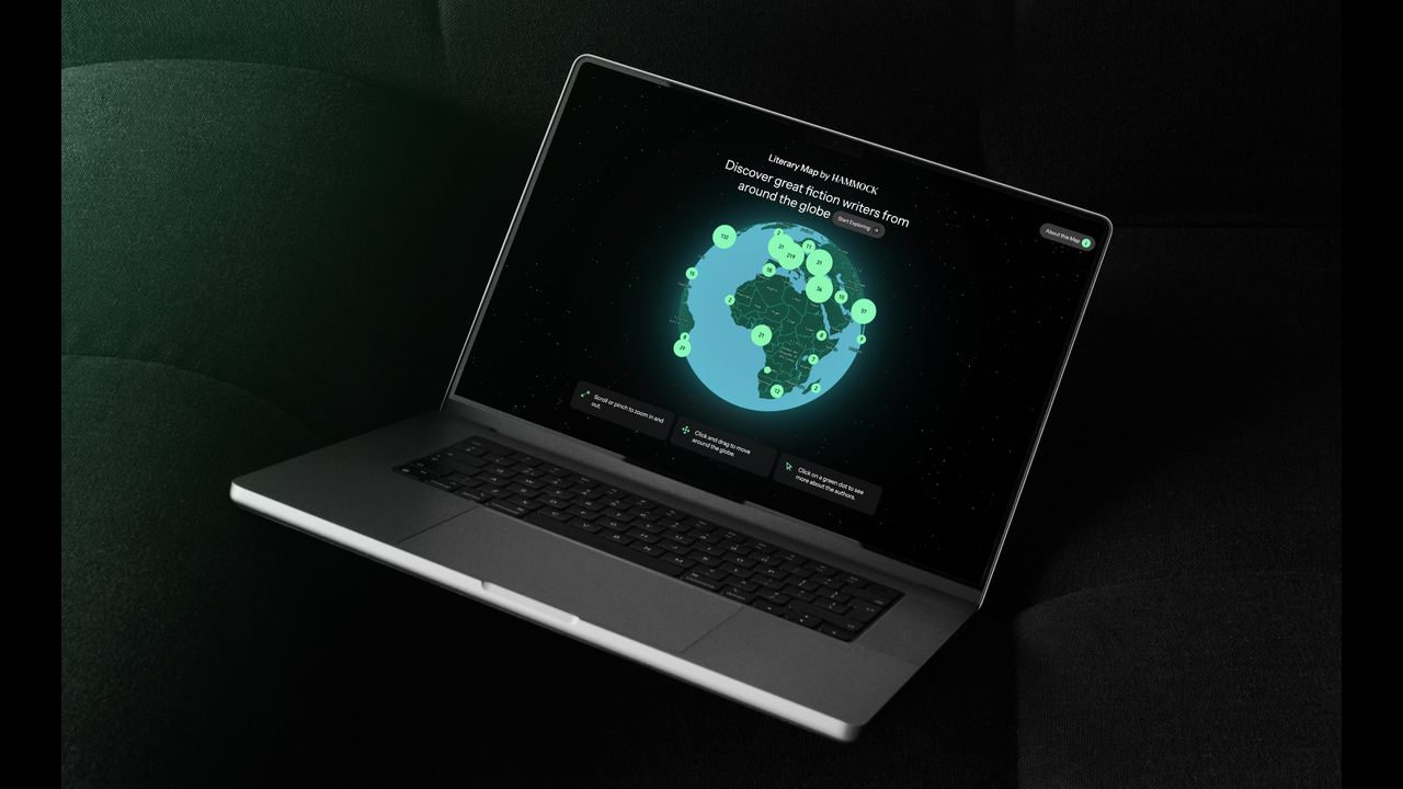 Literary Map by Hammock Mag - Hammock Mag - Hammock Mag