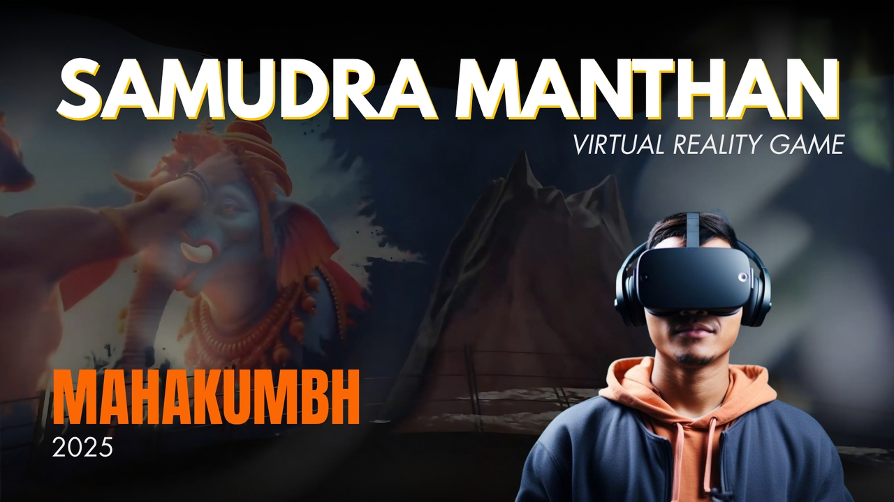 Samudra Manthav VR at Digital Mahakumbh Experience Centre - find.inc - Prayagraj Mela authority