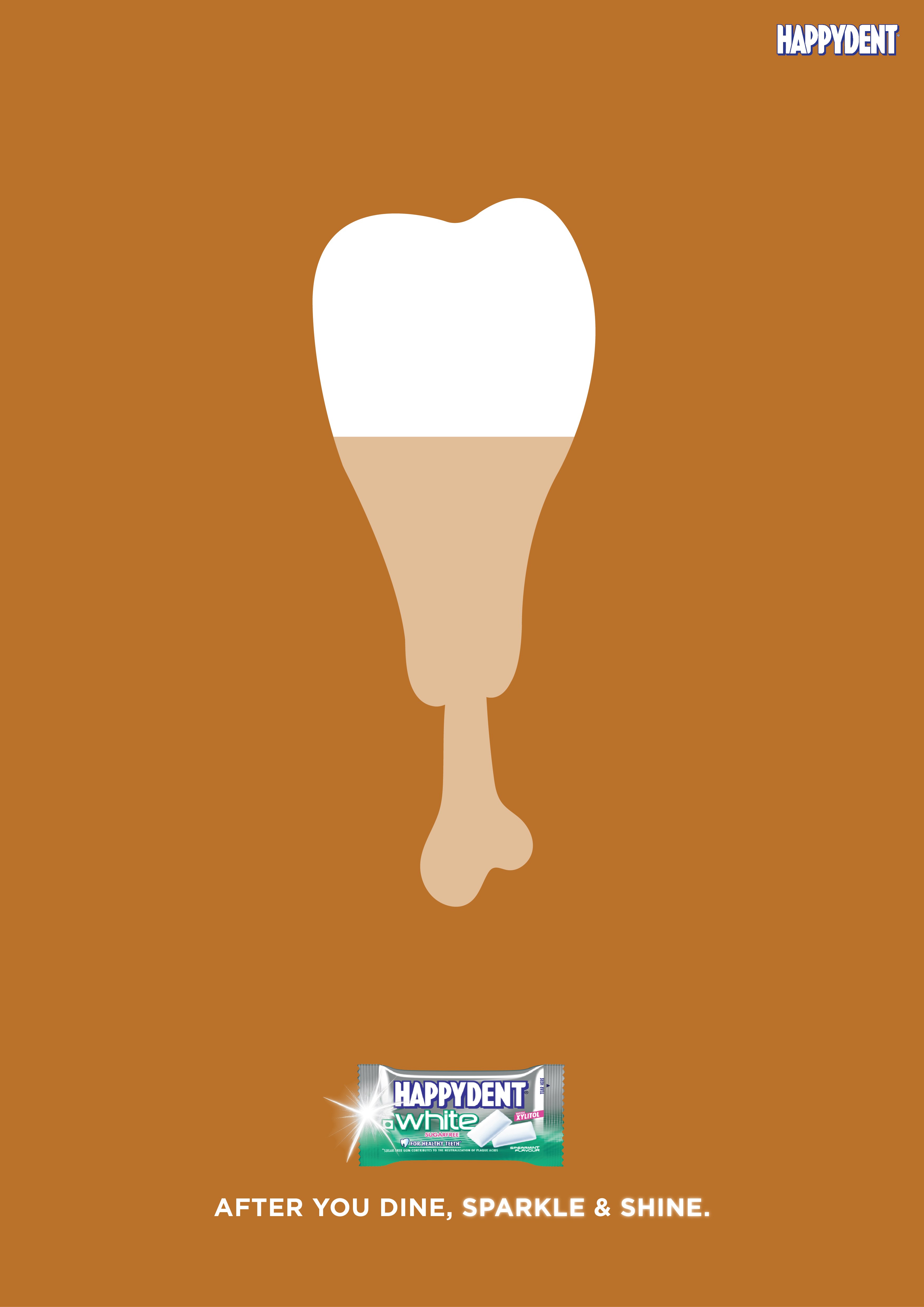 Keeps apart - Perfetti Van Melle - Happydent White