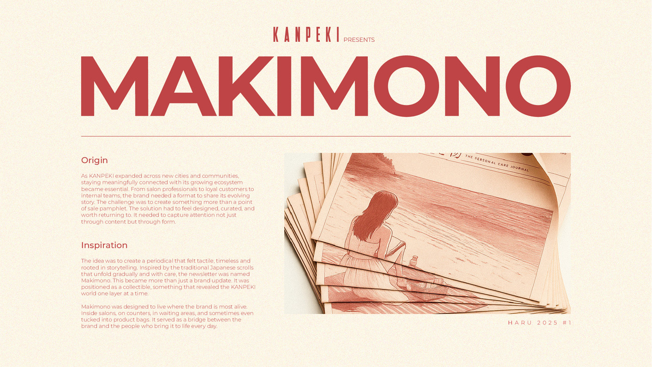 Makimono, KANPEKI's Ode to Seasons - KANPEKI - KANPEKI