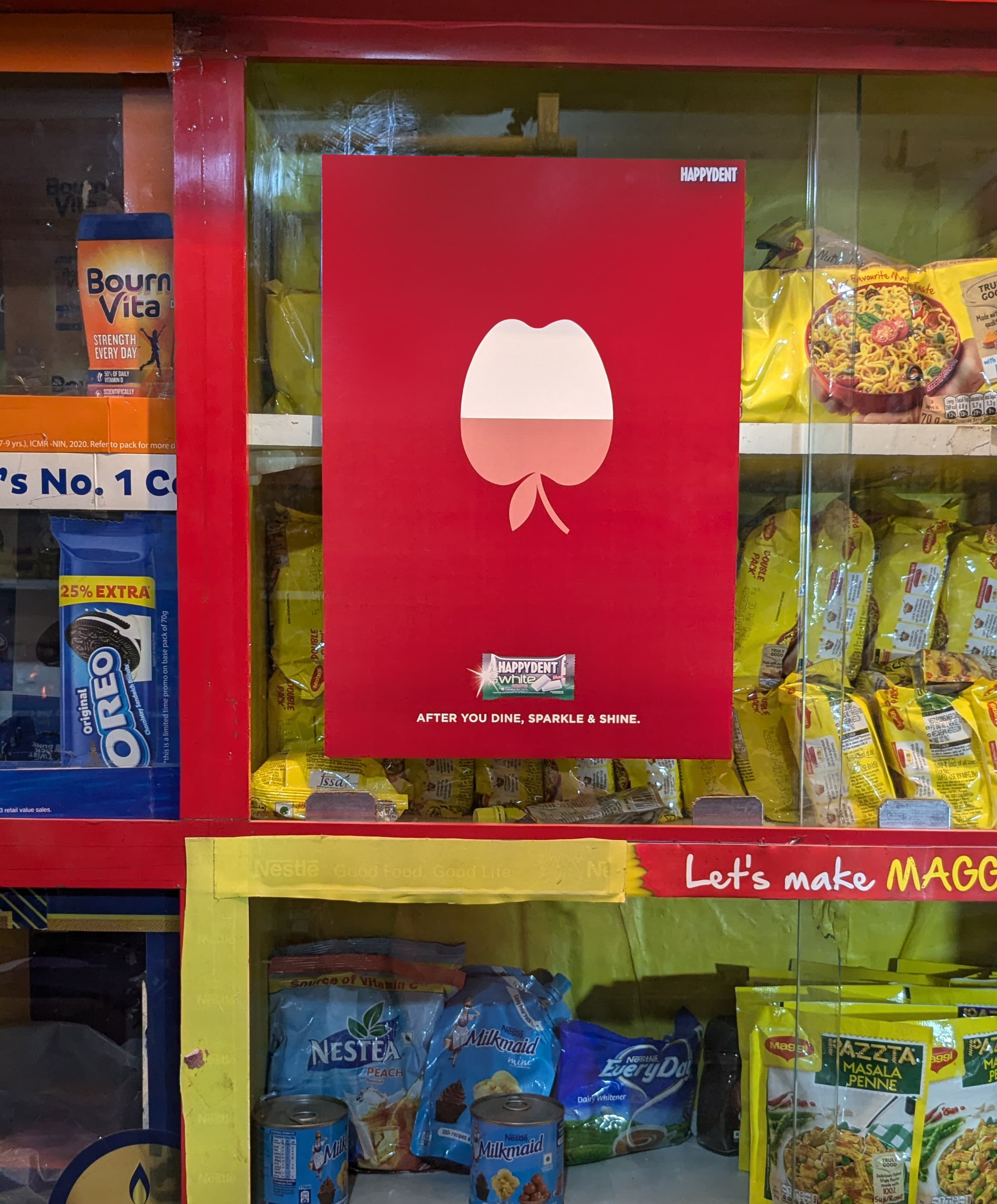 Keeps apart - Perfetti Van Melle - Happydent White