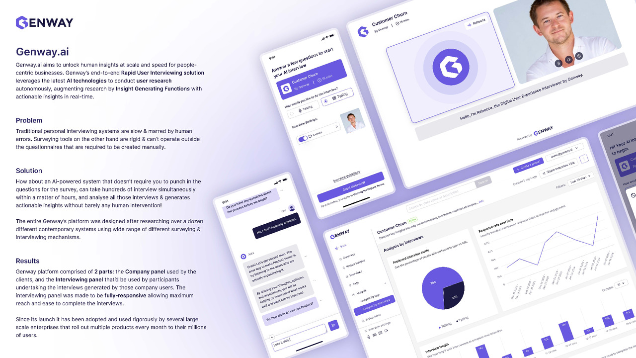 Genway - Ai powered User Data Insights Gathering Platform At Scale - Genway - Genway